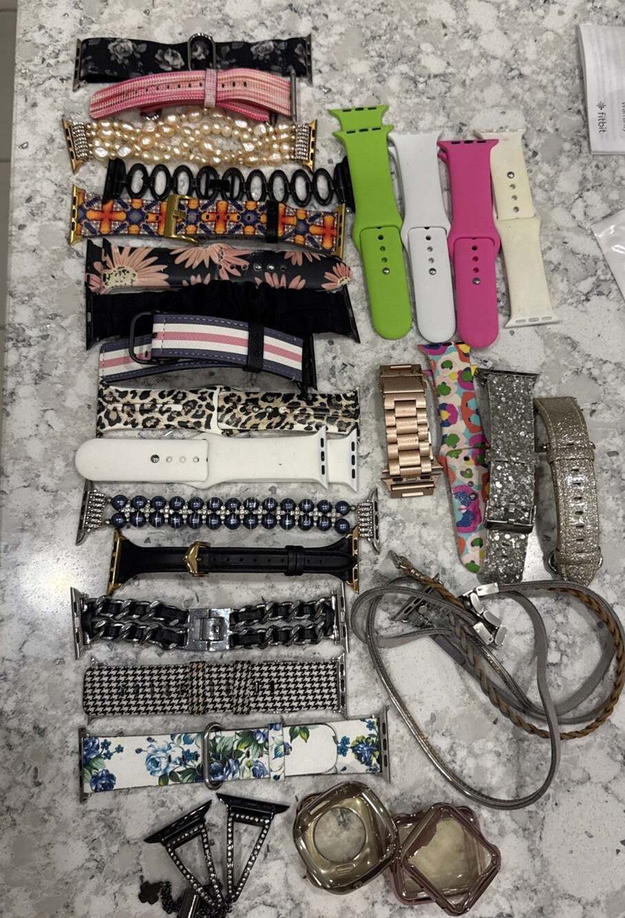 Lot Of 25 Apple Watch Bands Misc Sizes